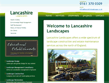 Tablet Screenshot of lancashirelandscapes.co.uk